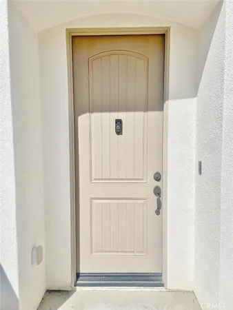 a view of front door