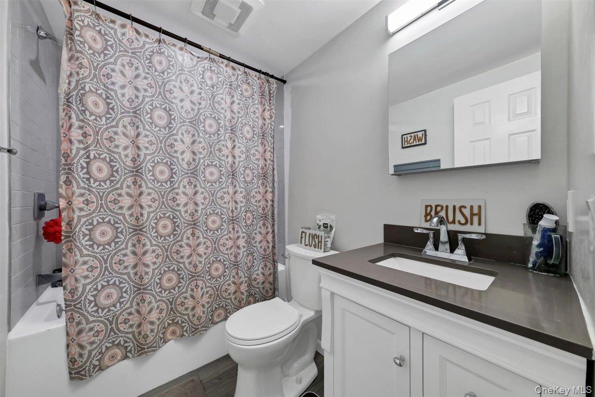 220 Prospect Road Monroe, NY 10950 - Photo 29 of 42 Full bathroom featuring vanity and shower / tub combo with curtain