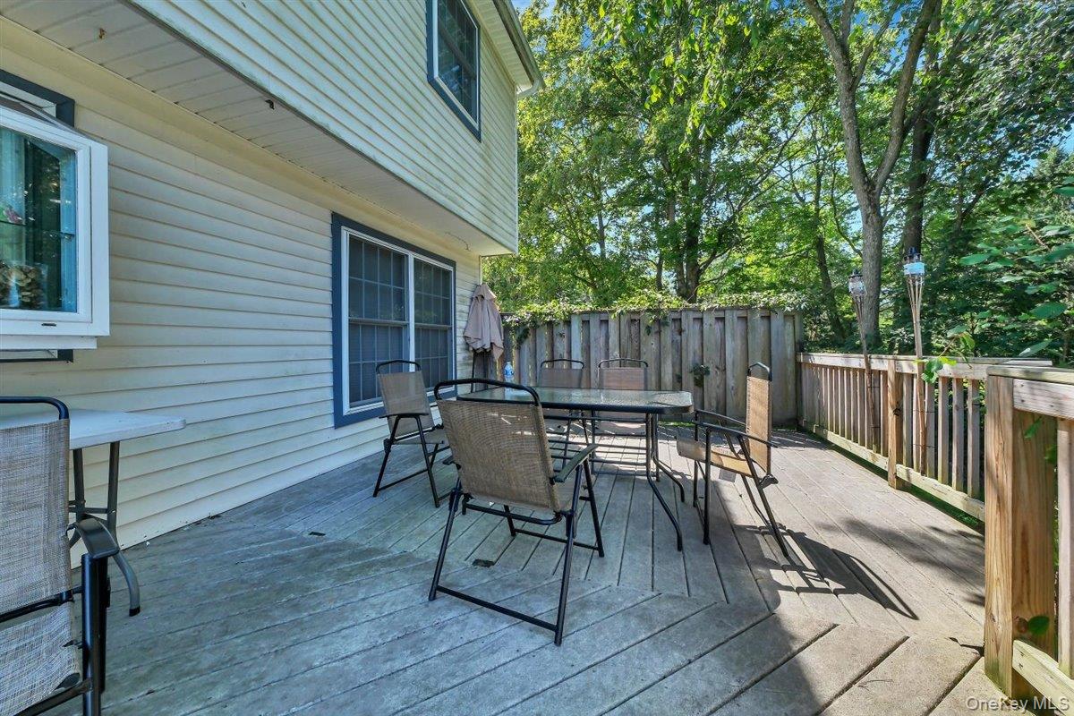 220 Prospect Road Monroe, NY 10950 - Photo 30 of 42 Wooden terrace featuring outdoor dining space