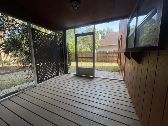a view of a door of the house