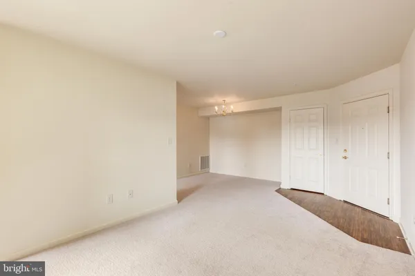 a view of an empty room