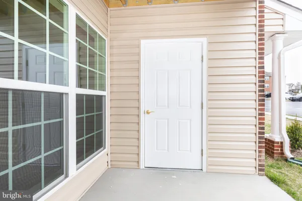 a view of front door