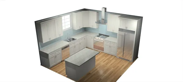 a kitchen with stainless steel appliances granite countertop a sink and a stove