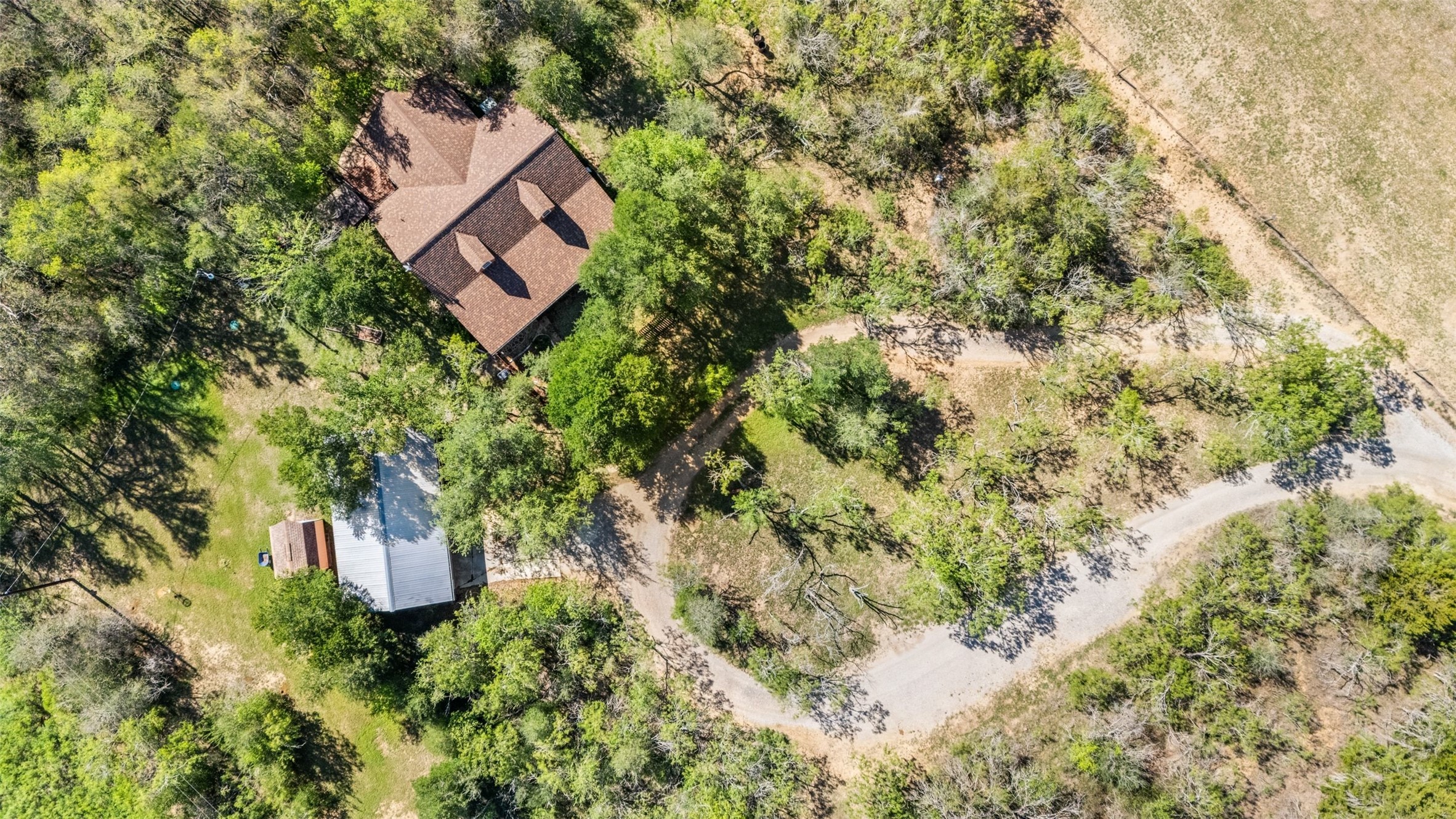 399 Upper Elgin River Road Elgin, TX 78621 - Photo 36 of 39 Aerial view of property and surrounding area