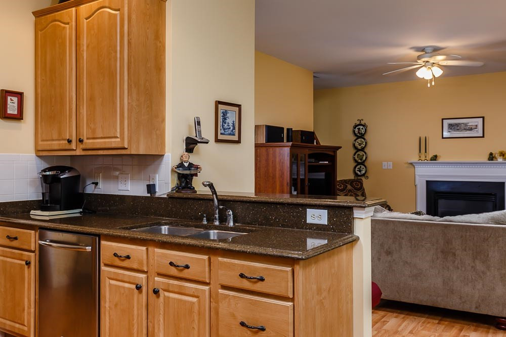 1607 Patterson Grove Road Apex, NC 27502 - Photo 4 of 25 Look: Full view of Family room from sink & stove Kitchen