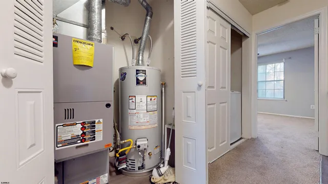 a view of storage and utility room