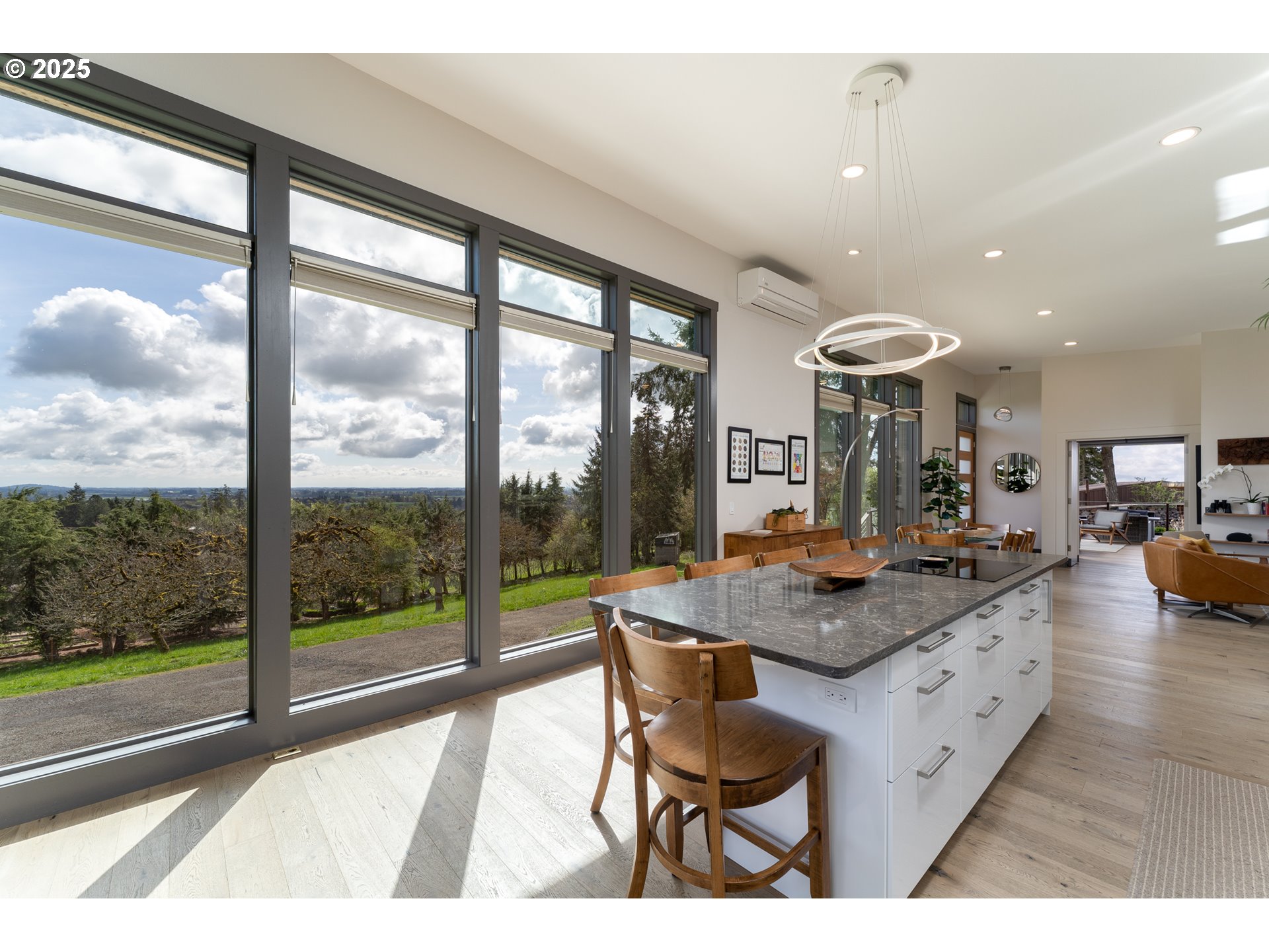 8331 Northeast Worden Hill Road Dundee, OR 97115 - Photo 13 of 48 a kitchen with counter top space and living room