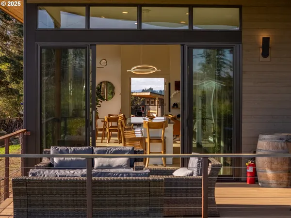 a view of living room with furniture and window