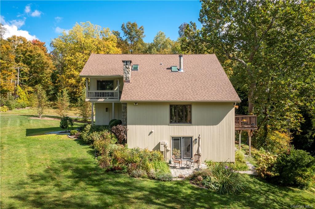 206 Quaker Hill Road Pawling, NY 12564 - Photo 3 of 36 Back of house with a balcony and a yard