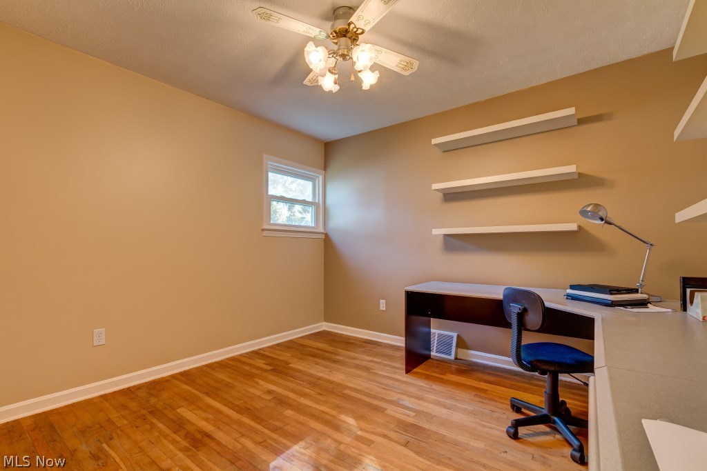3902 Everett Road Richfield, OH 44286 - Photo 16 of 24 Office or Bedroom 2 -- the hardwood floors are beautiful!