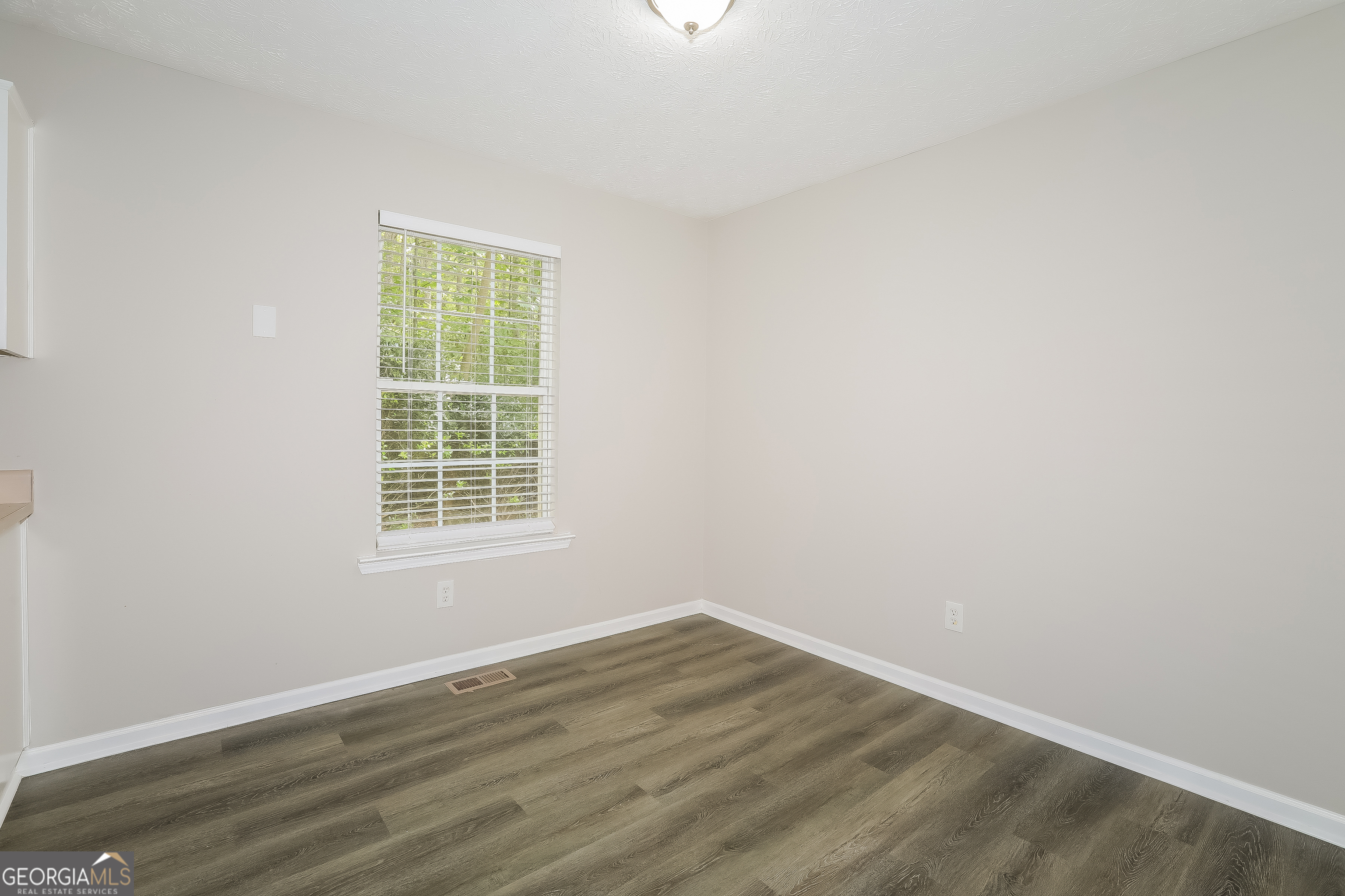 6530 River Hill Drive Flowery Branch, GA 30542 - Photo 5 of 14 an empty room with wooden floor and windows