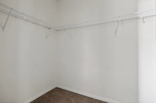 a small space with a shower in it