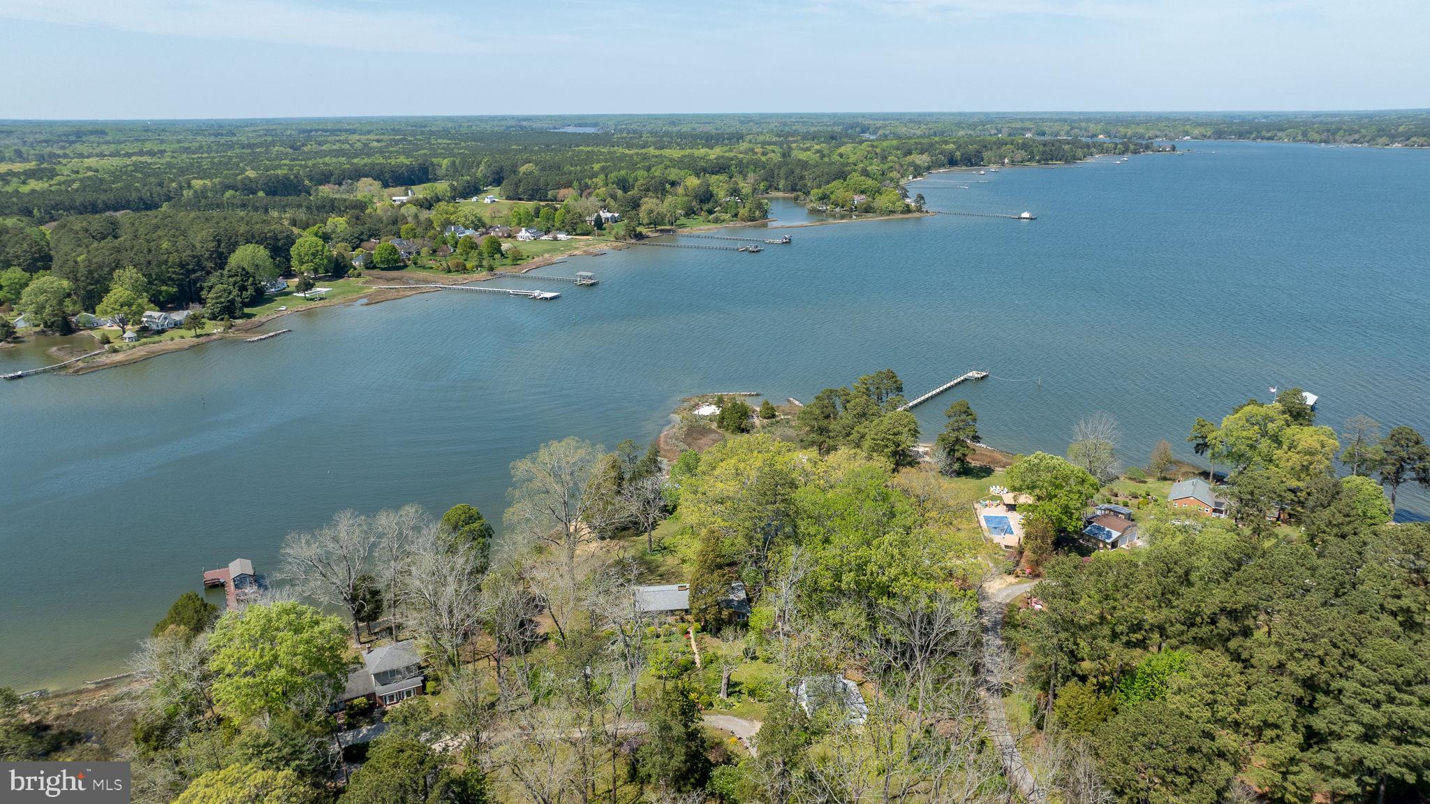 5556 Roanes Wharf Road Gloucester, VA 23061 - Photo 59 of 84 an aerial view of a houses with ocean view