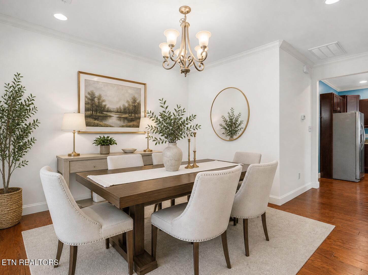 807 Galloping Lane Powell, TN 37849 - Photo 3 of 43 Virtually Staged Dining Room