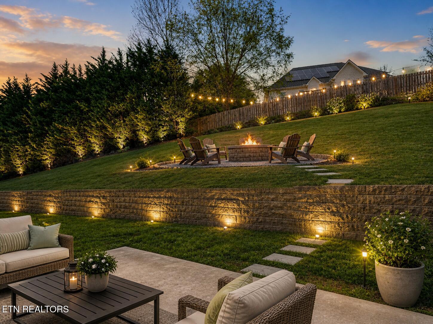 807 Galloping Lane Powell, TN 37849 - Photo 42 of 43 Virtual Staging of the Back Yard