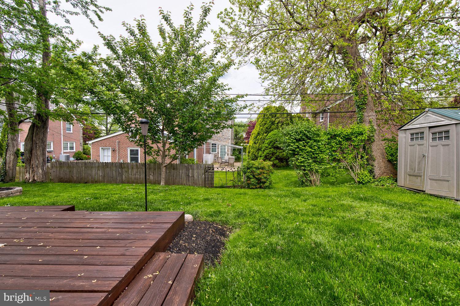 221 Avon Road Springfield, PA 19064 - Photo 28 of 35 Back yard