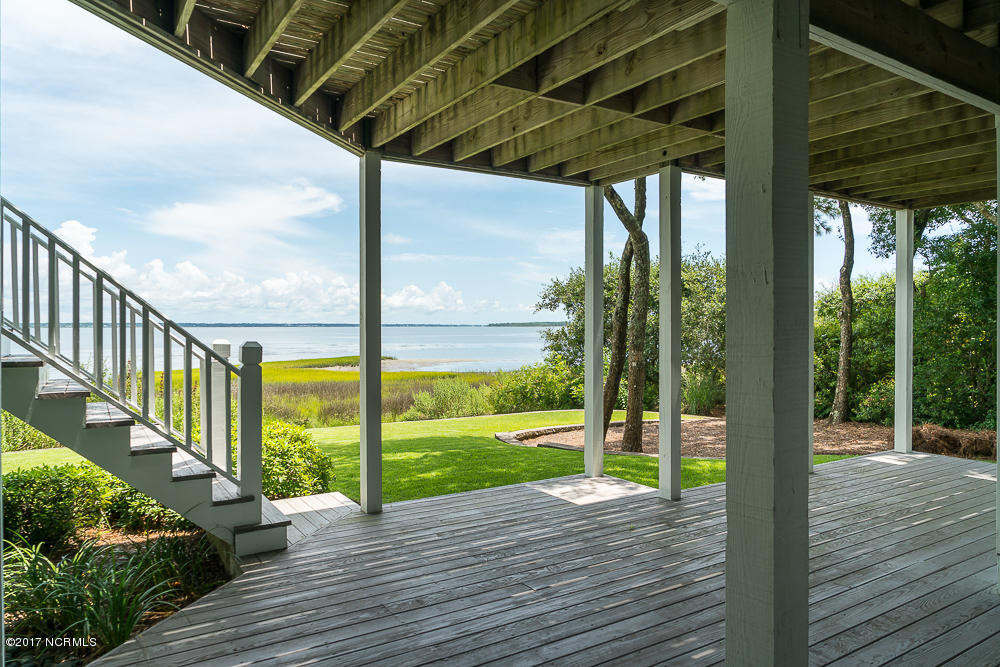 218 Sea Isle Point Atlantic Beach, NC 28512 - Photo 39 of 54 Lower Deck and View of Yard