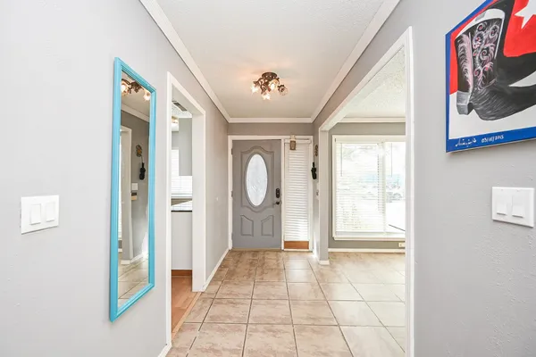 a very nice looking room with a large window