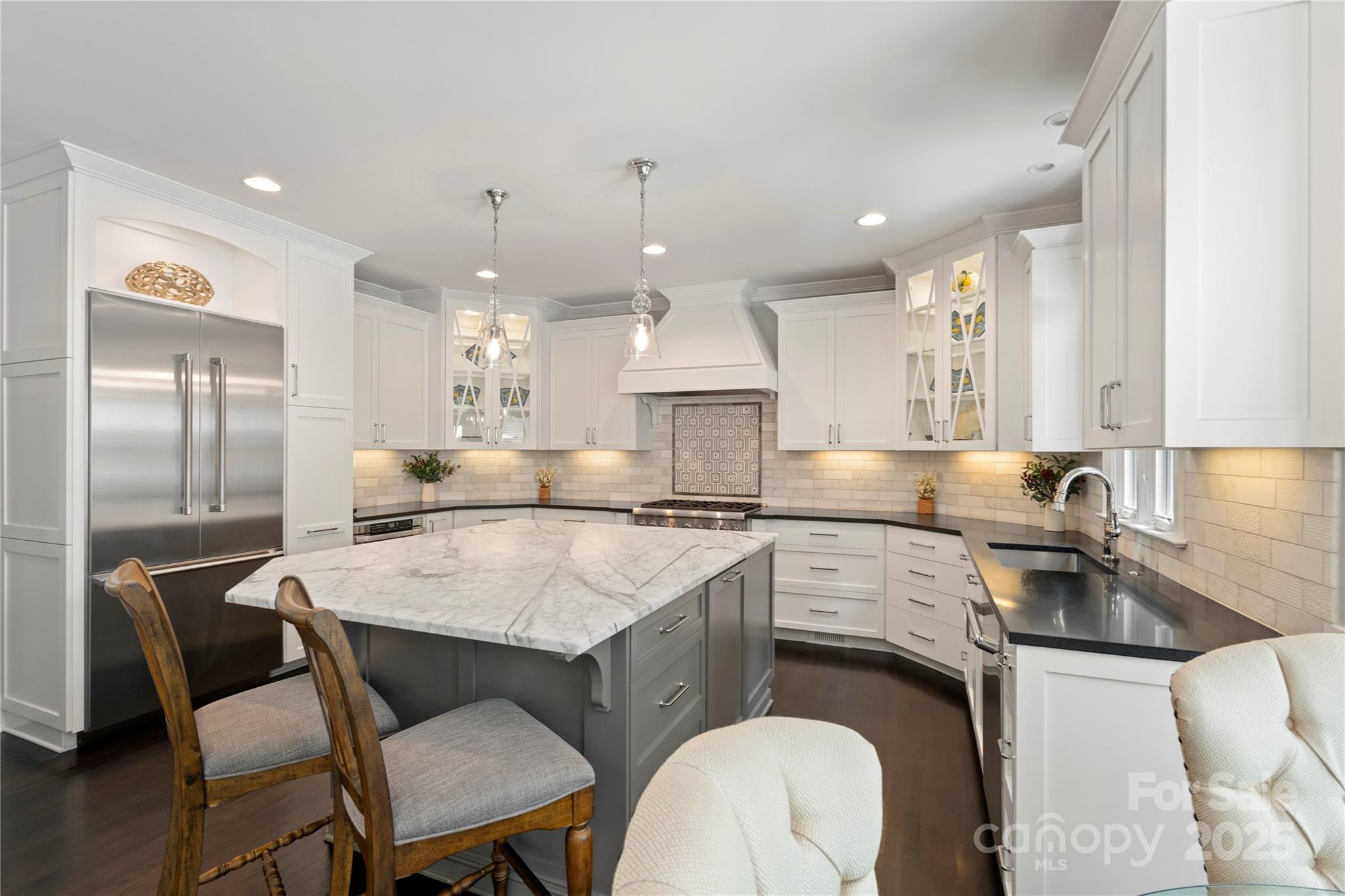 14654 Trading Path Way Charlotte, NC 28277 - Photo 16 of 48 a kitchen with a stove a sink cabinets and a refrigerator