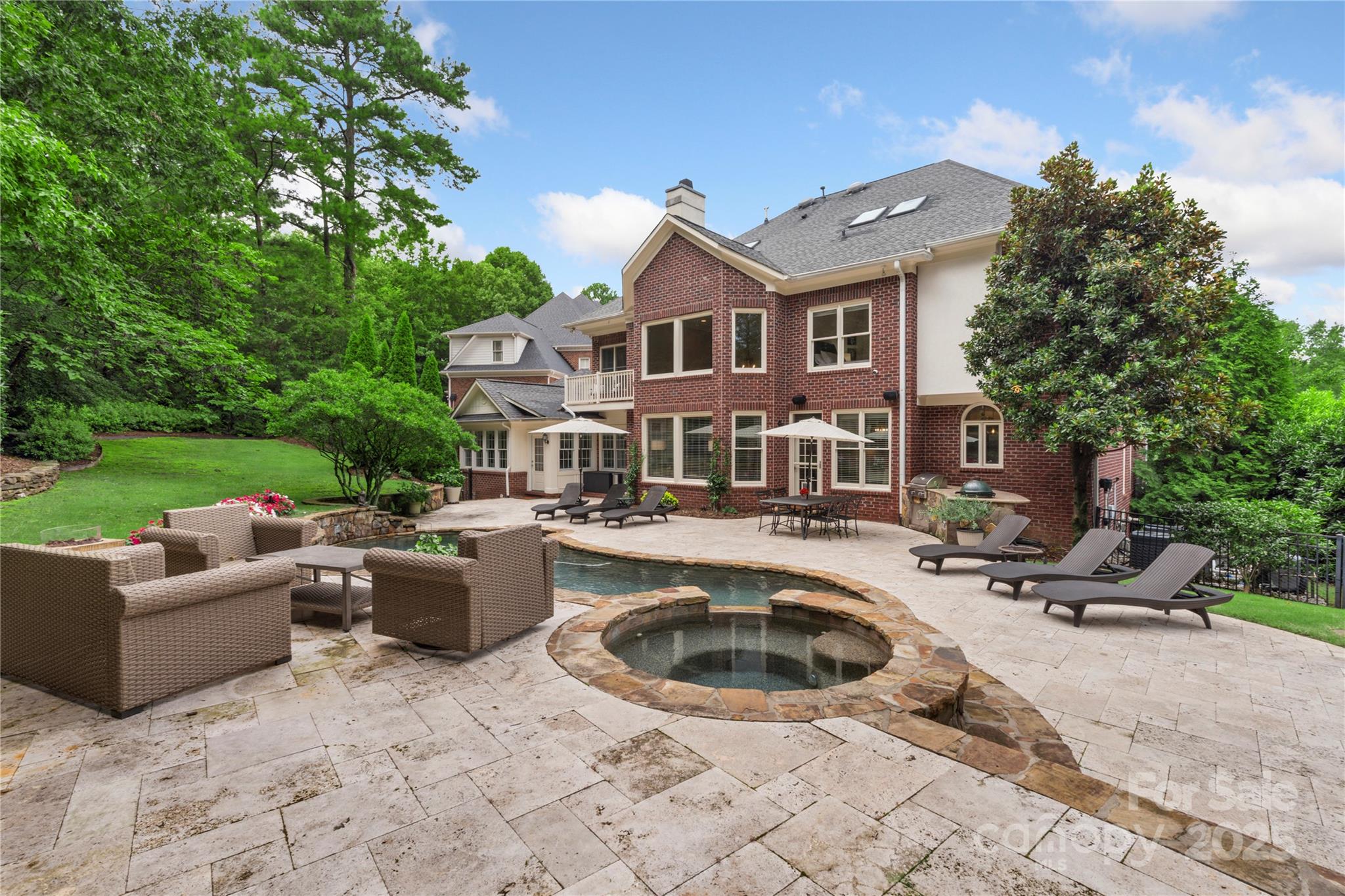 14654 Trading Path Way Charlotte, NC 28277 - Photo 44 of 48 a view of a house with swimming pool and sitting area