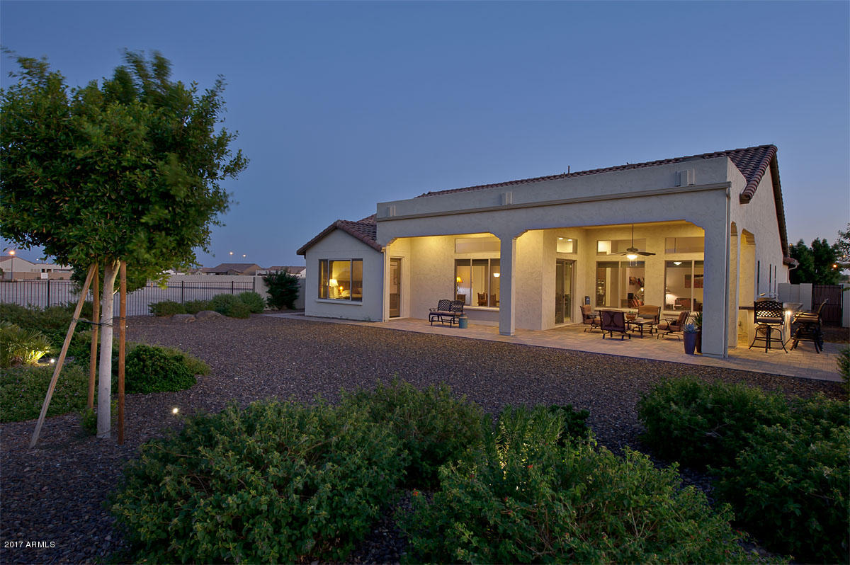 16824 West Berkeley Road Goodyear, AZ 85395 - Photo 26 of 35 Rear View Night