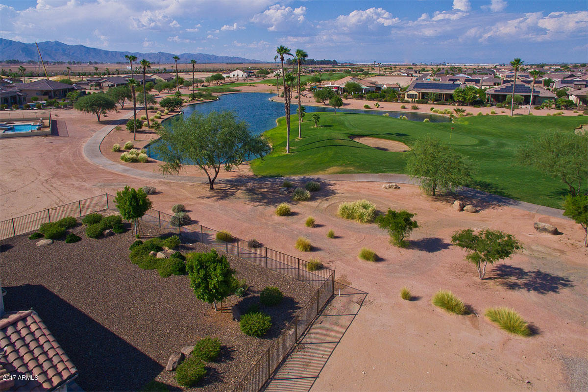 16824 West Berkeley Road Goodyear, AZ 85395 - Photo 28 of 35 Back Yard View Aerial