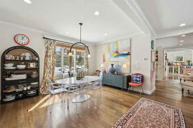 a outdoor space with furniture