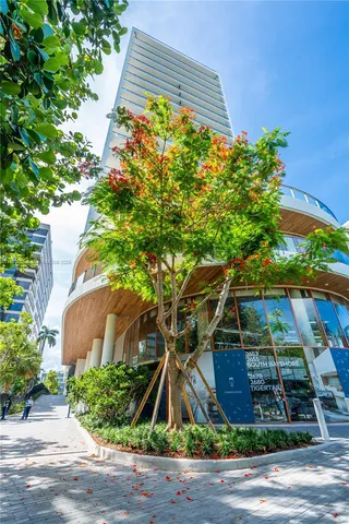 view of building with an entrance
