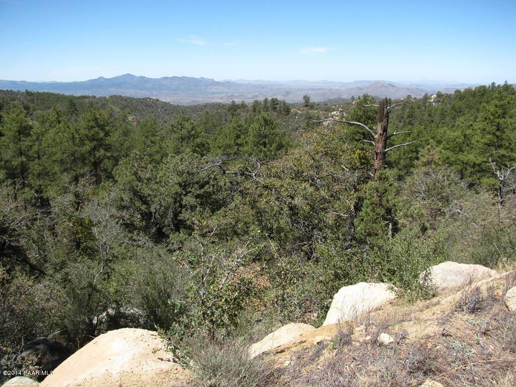 Lot 013 Copper Basin Road Prescott, AZ 86303 - Photo 8 of 8 a view of a mountain from a yard