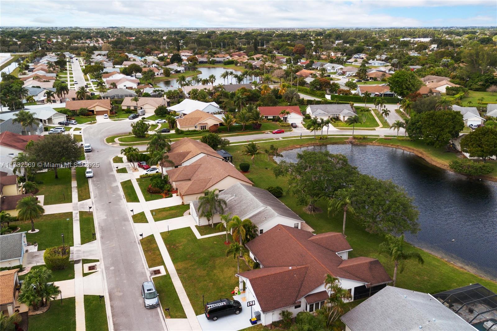9635 Triton Court Boca Raton, FL 33434 - Photo 18 of 18 an aerial view of residential houses with outdoor space