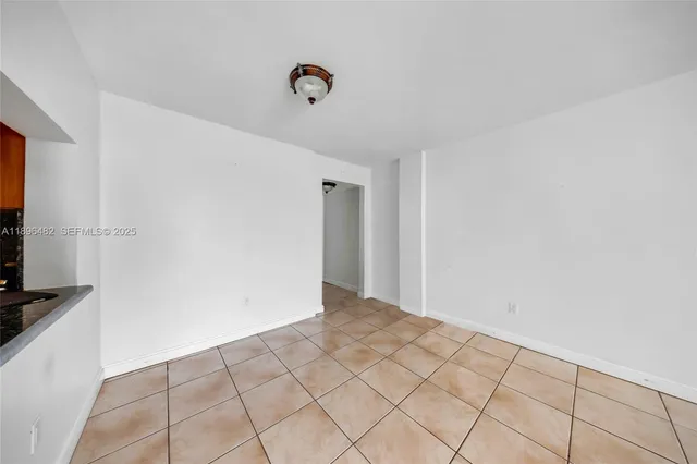 a view of an empty room