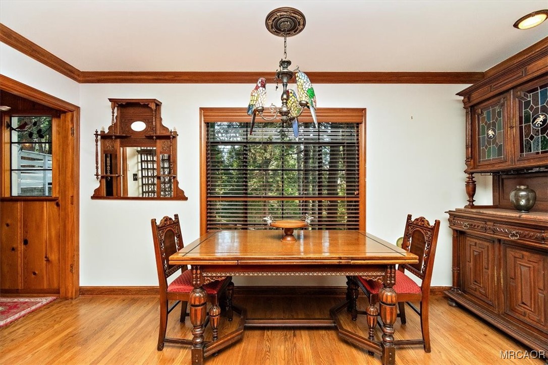 329 Summit Road Lake Arrowhead, CA 92352 - Photo 21 of 50 a view of a workspace with furniture and a window