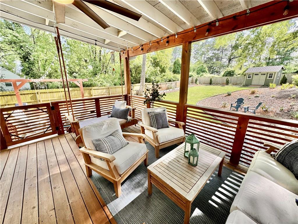 2361 Johnson Ferry Road Northeast Atlanta, GA 30341 - Photo 1 of 1 a outdoor living room with furniture