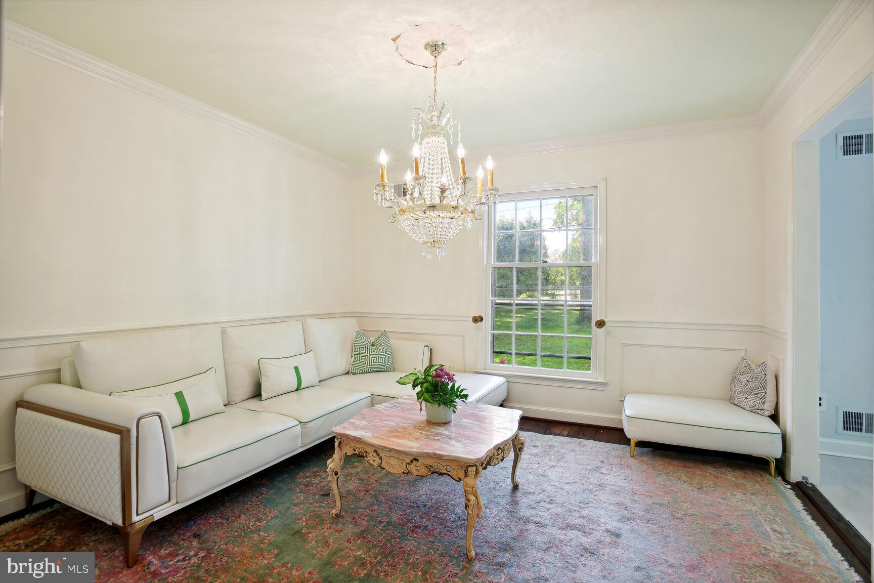 8430 Brook Road McLean, VA 22102 - Photo 12 of 20 Crystal chandelier in dining room