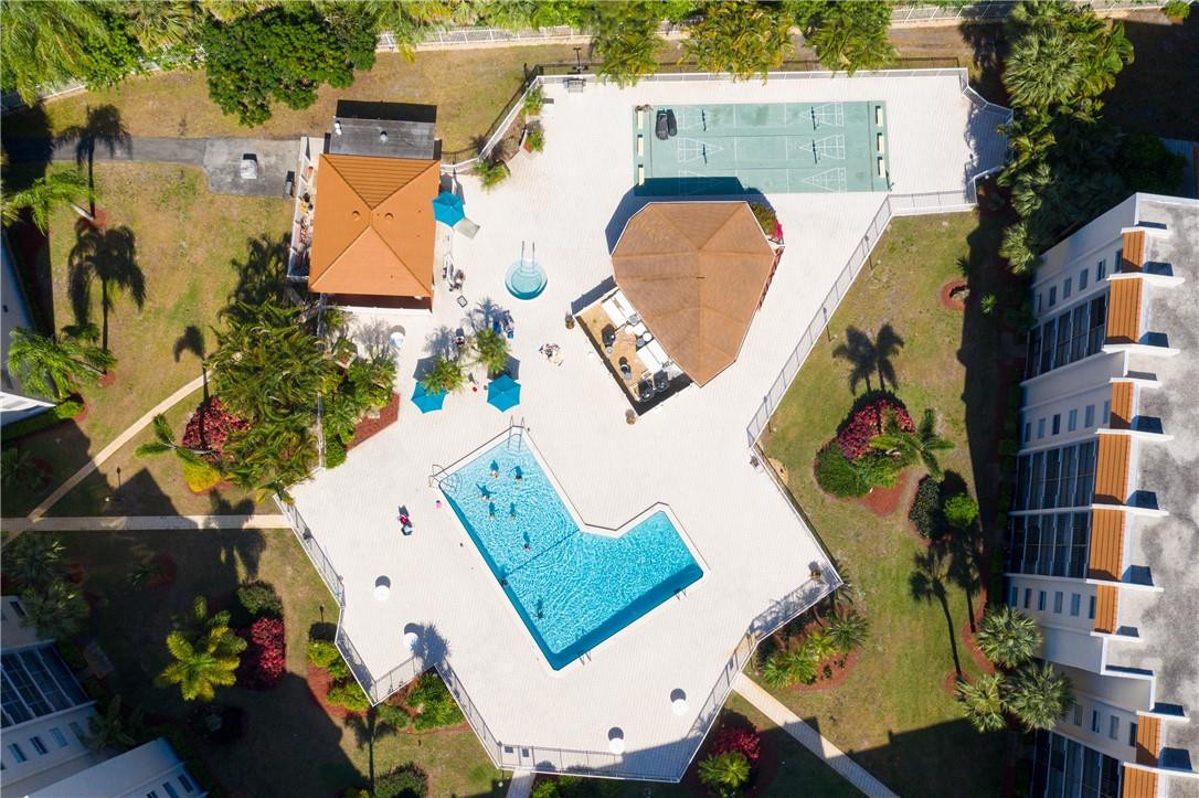 3900 Inverrary Boulevard, Unit E2 Lauderhill, FL 33319 - Photo 45 of 45 an aerial view of a house with swimming pool