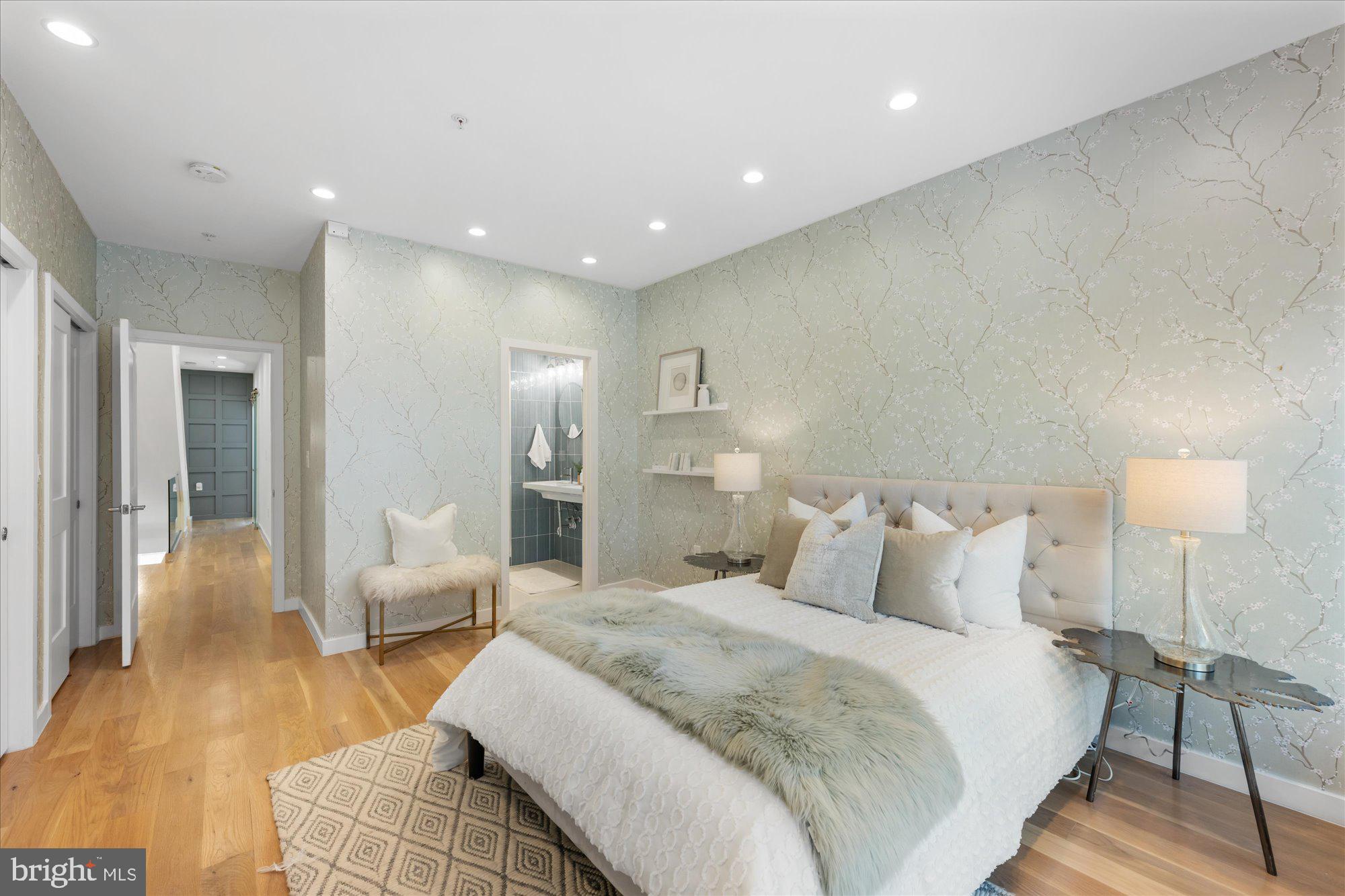 2315 Ontario Road Northwest, Unit 2 Washington, DC 20009 - Photo 8 of 25 Gorgeous Bedroom with Outside Deck Access