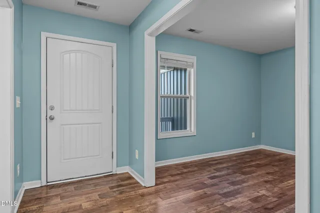 a view of an empty room