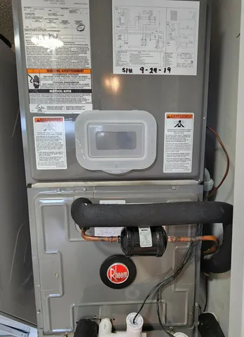 a close view of appliances