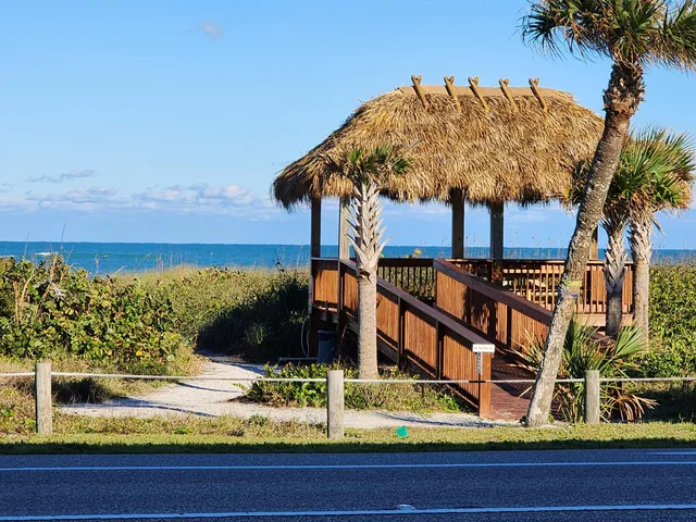 a view of beach and ocean