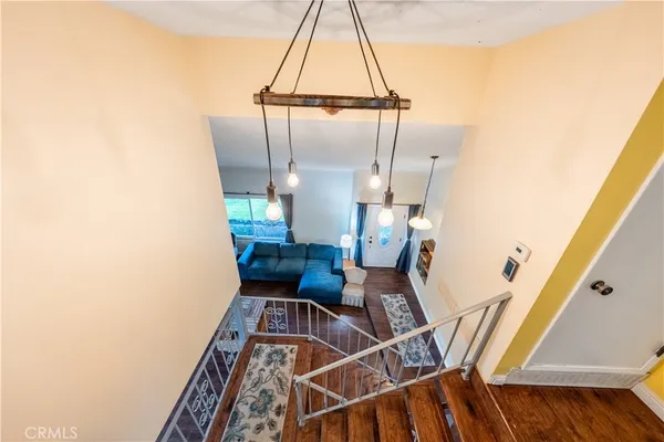 a living room with a furniture