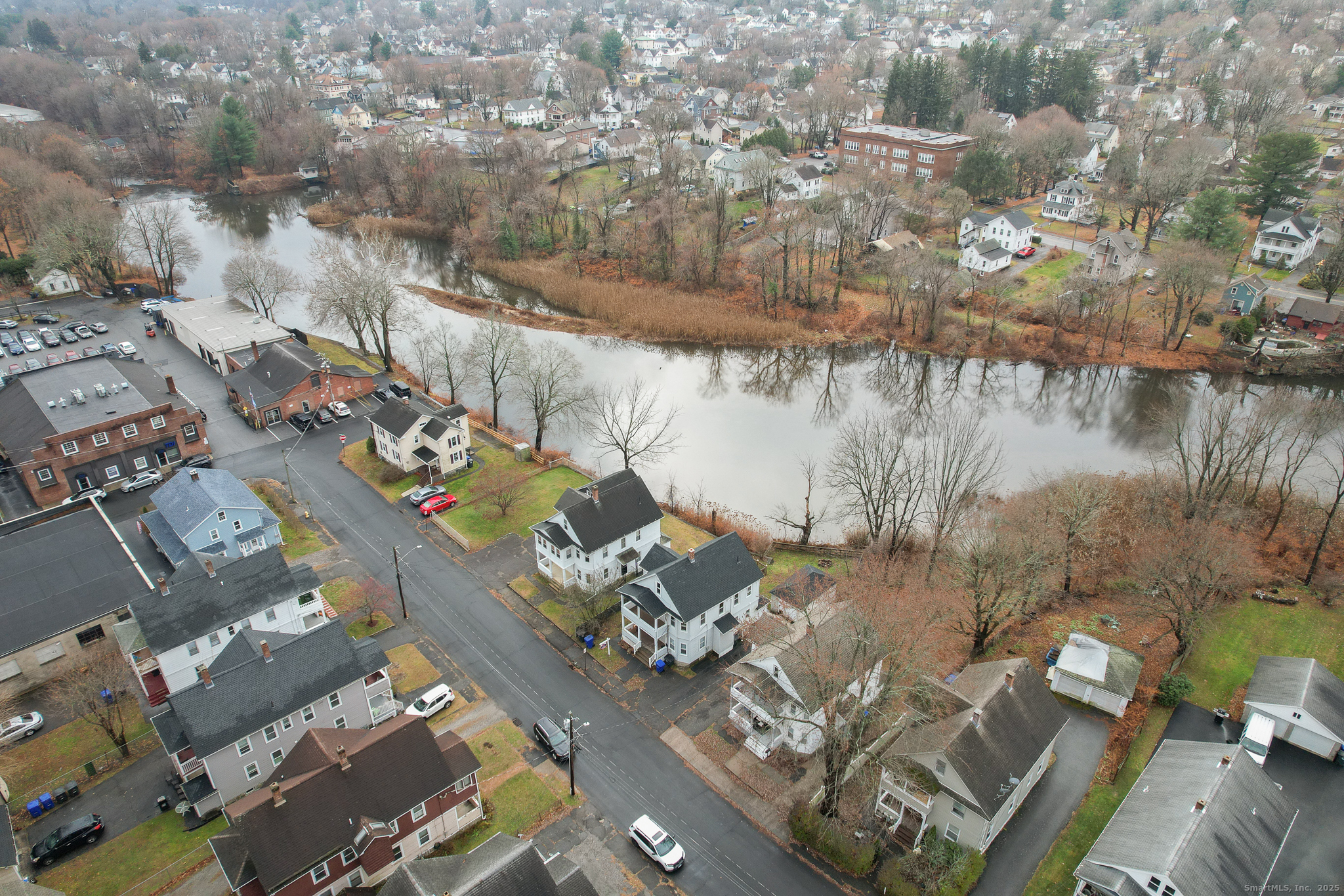 29 Berry Street Torrington, CT 06790 - Photo 29 of 31 an aerial view of multiple house with outdoor space