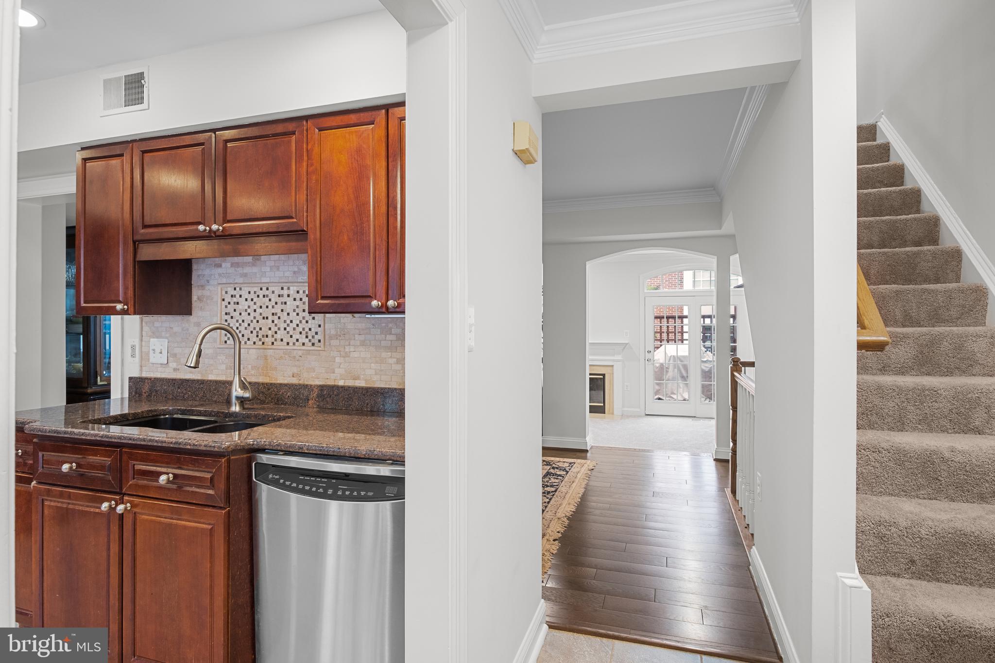 6532 Milva Lane Springfield, VA 22150 - Photo 11 of 57 Kitchen to Left of Front Door, Hall to DR and LR.