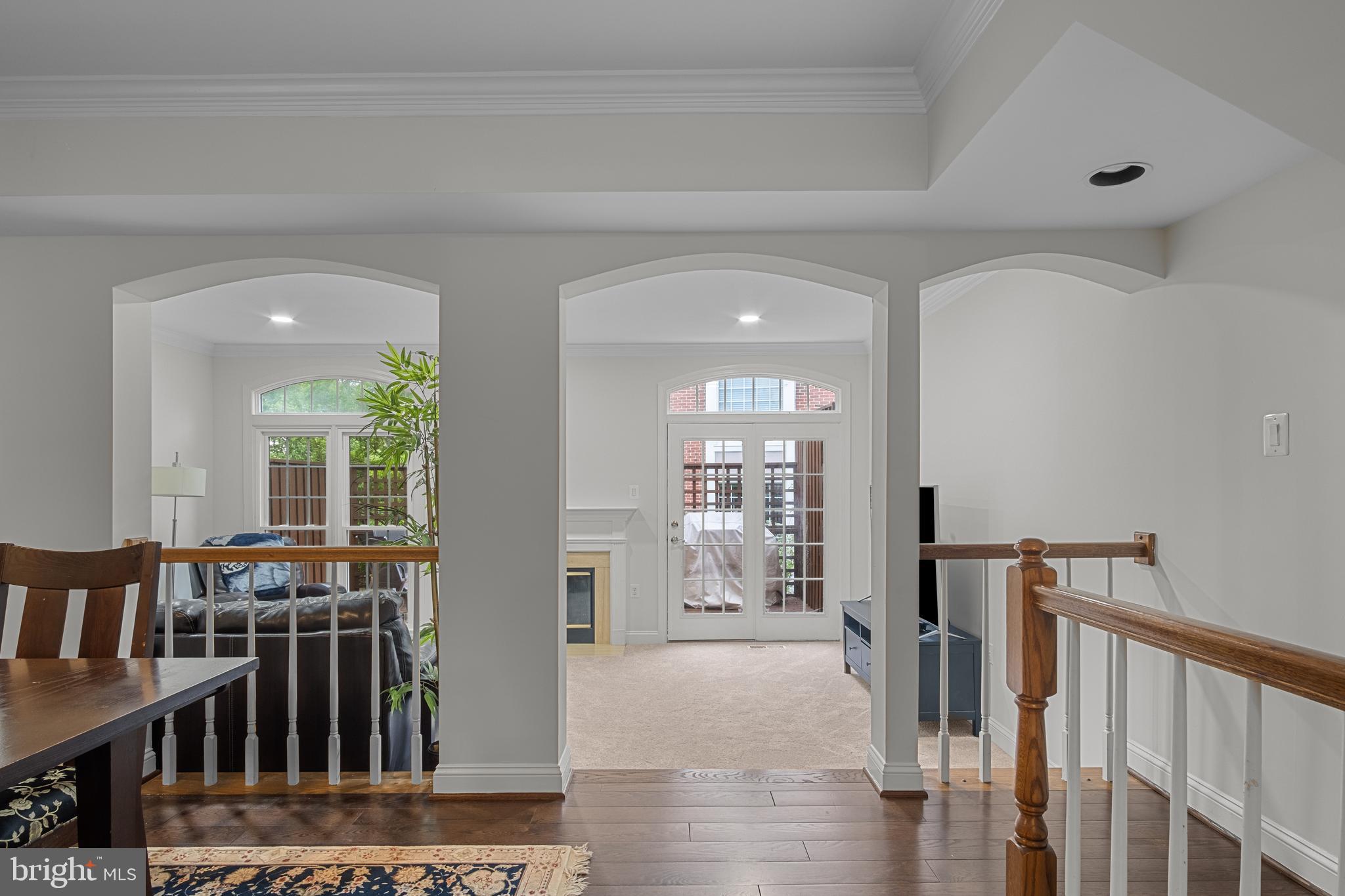 6532 Milva Lane Springfield, VA 22150 - Photo 12 of 57 Hall with Dining Room to Left. LL Stairs to Right