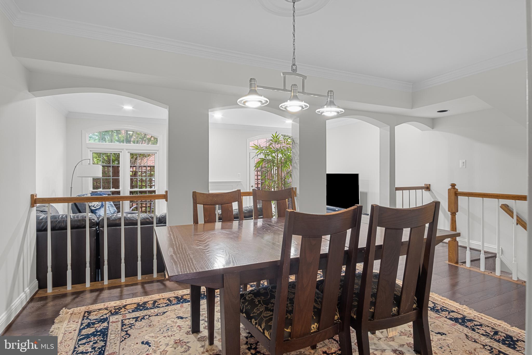 6532 Milva Lane Springfield, VA 22150 - Photo 15 of 57 Dramatic Arches Separate Living Room