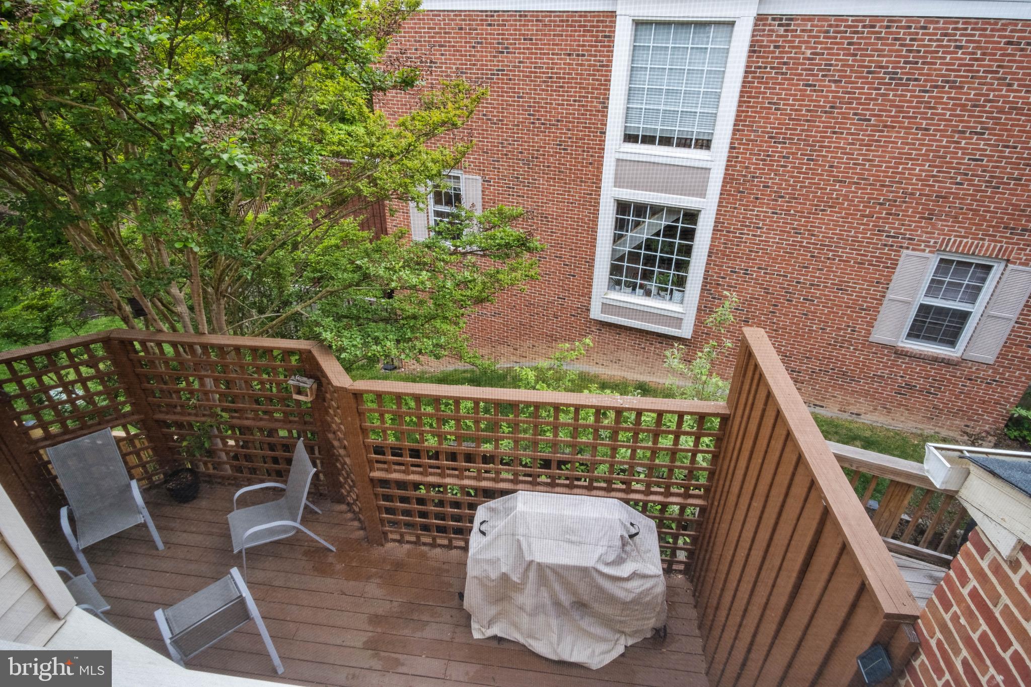 6532 Milva Lane Springfield, VA 22150 - Photo 22 of 57 View of Deck from Upper Level