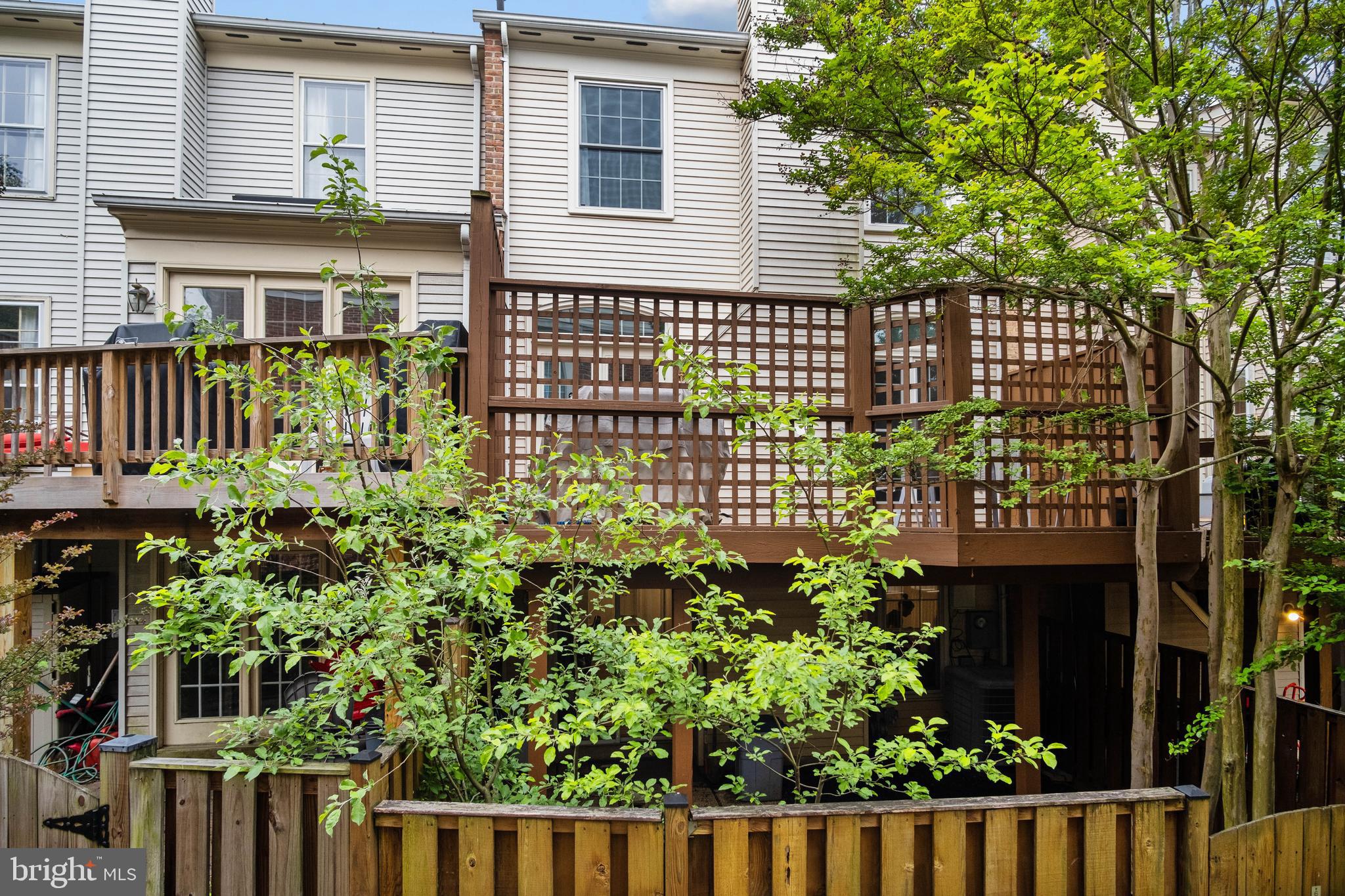 6532 Milva Lane Springfield, VA 22150 - Photo 24 of 57 View of Deck and Home from Behind