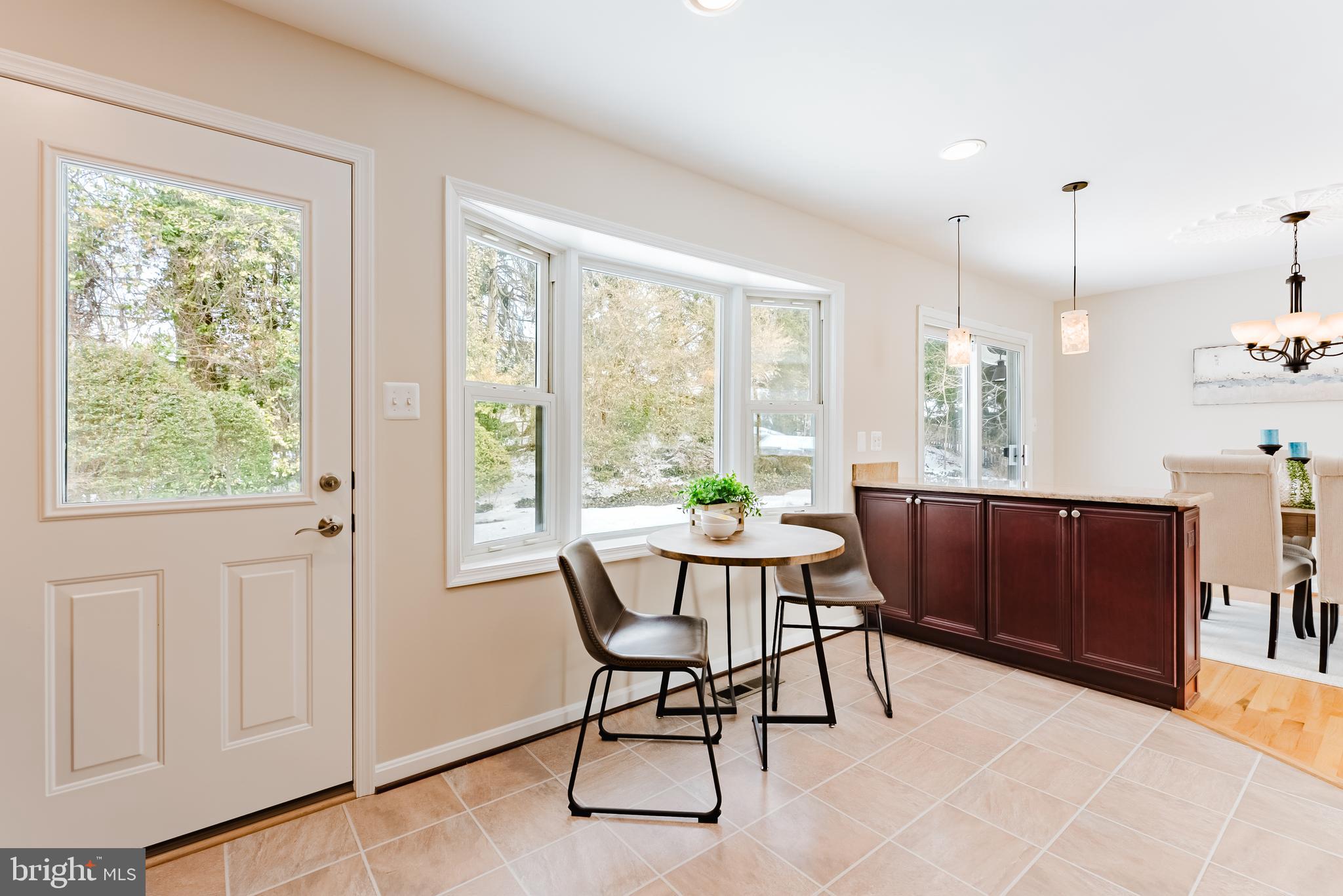 4704 Federal Court Annandale, VA 22003 - Photo 18 of 51 a view of a dining room with furniture window and outside view