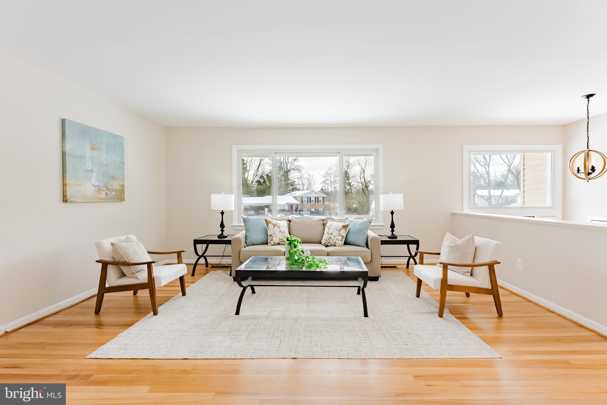 4704 Federal Court Annandale, VA 22003 - Photo 4 of 51 a living room with furniture and a potted plant