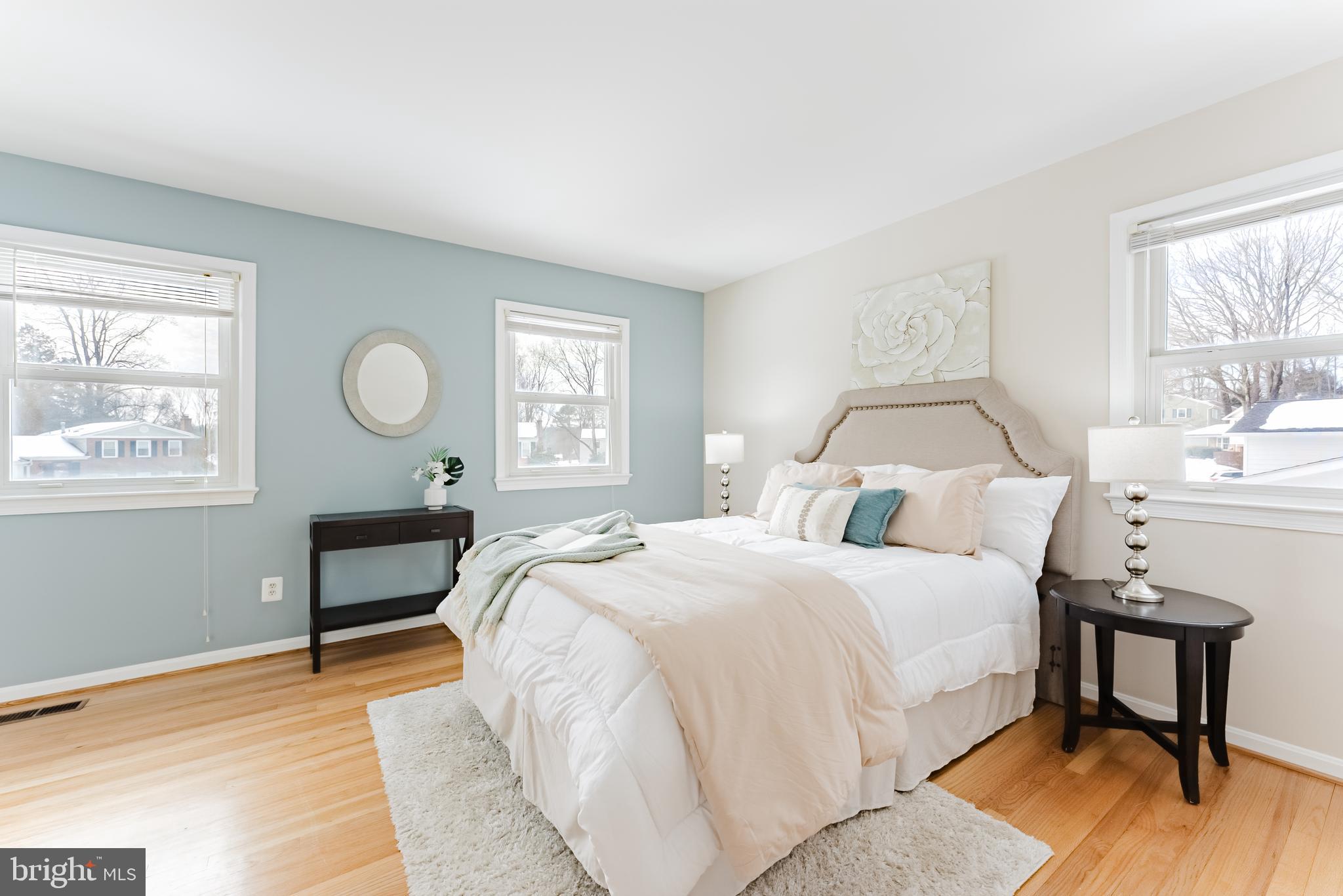 4704 Federal Court Annandale, VA 22003 - Photo 6 of 51 a bedroom with a bed a dresser and window