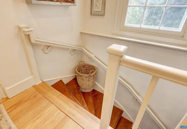 a view of a lake with mountain